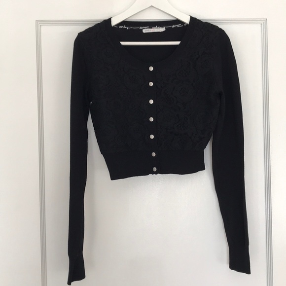 ONLY cute black cropped cardigan - Picture 8 of 9